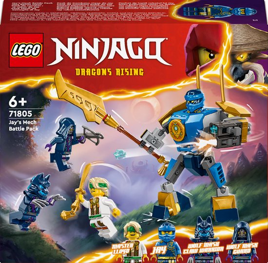 LEGO® NINJAGO® 71805 Jay's mecha strijdpakket