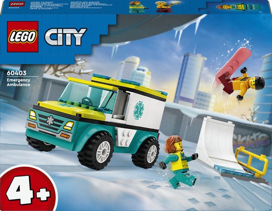 LEGO® City 60403 Ambulance en snowboarder
