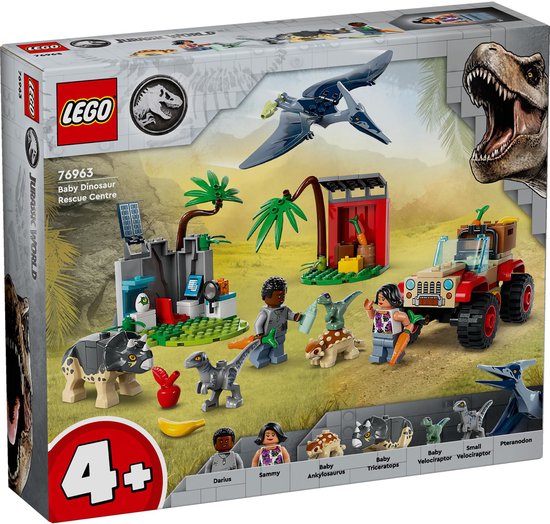 LEGO® Jurassic World 76963 Reddingscentrum voor babydinosaurussen
