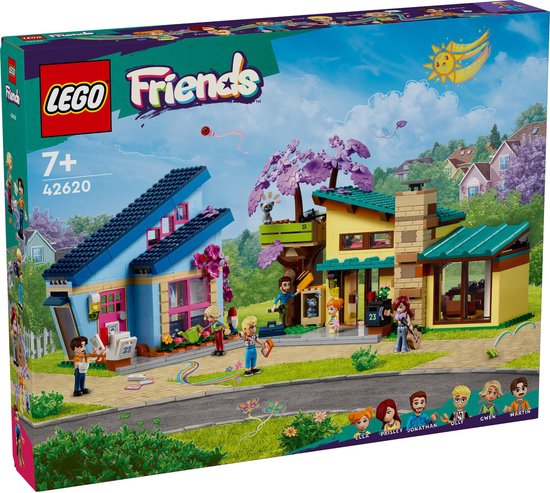 LEGO® Friends 42620 Olly en Paisley's huizen