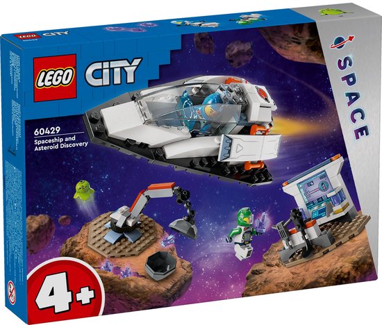 LEGO® City 60429 Ruimteschip en ontdekking van asteroïde