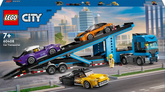 Transportvoertuig met sportauto's