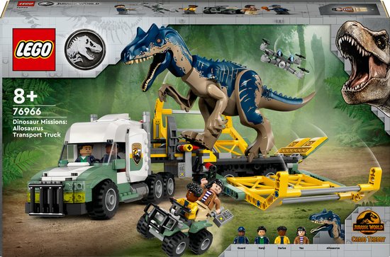 LEGO® Jurassic World 76966 Dinosaurusmissies: Allosaurus transporttruck