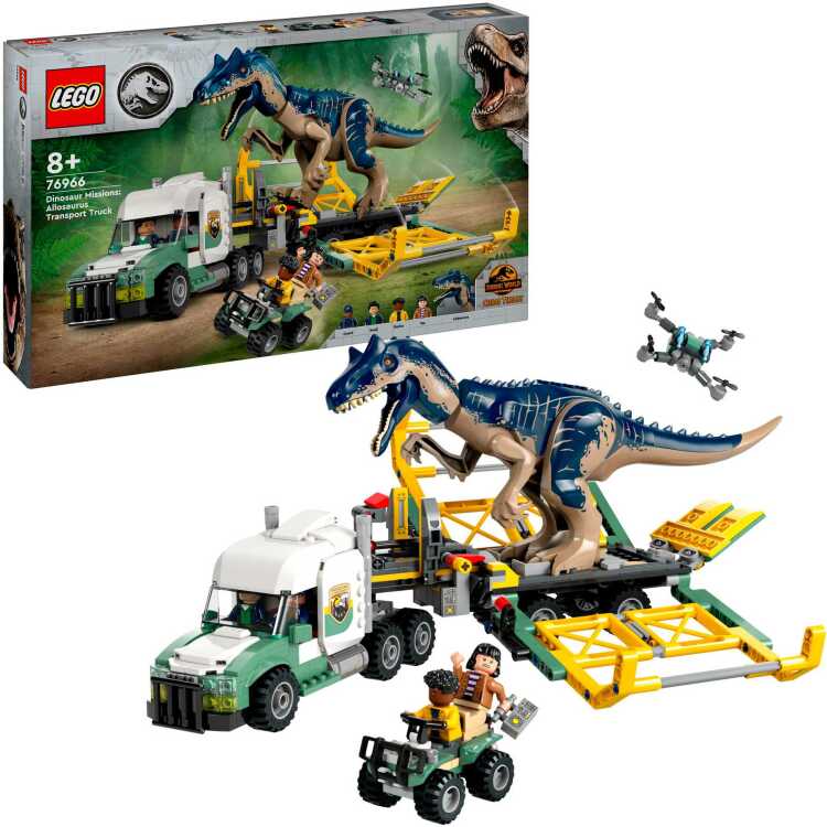 Dinosaurusmissies: Allosaurus transporttruck