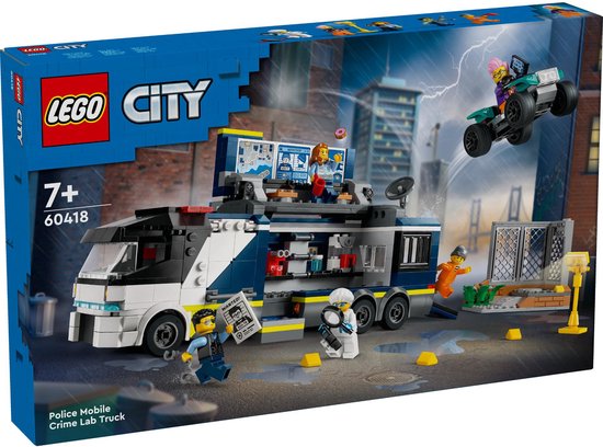 LEGO® City 60418 Politielaboratorium in truck