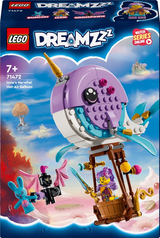 LEGO® DREAMZzz 71472 Izzie's narwal-luchtballon