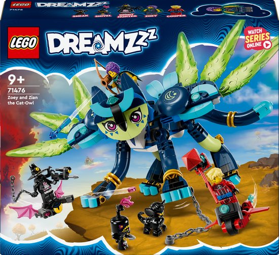 LEGO DREAMZzz - Zoey en Zian de Kattenuil constructiespeelgoed 71476