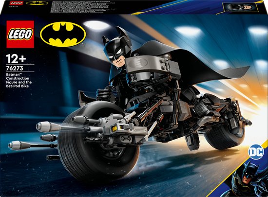 Batman bouwfiguur en de Bat-Pod motor