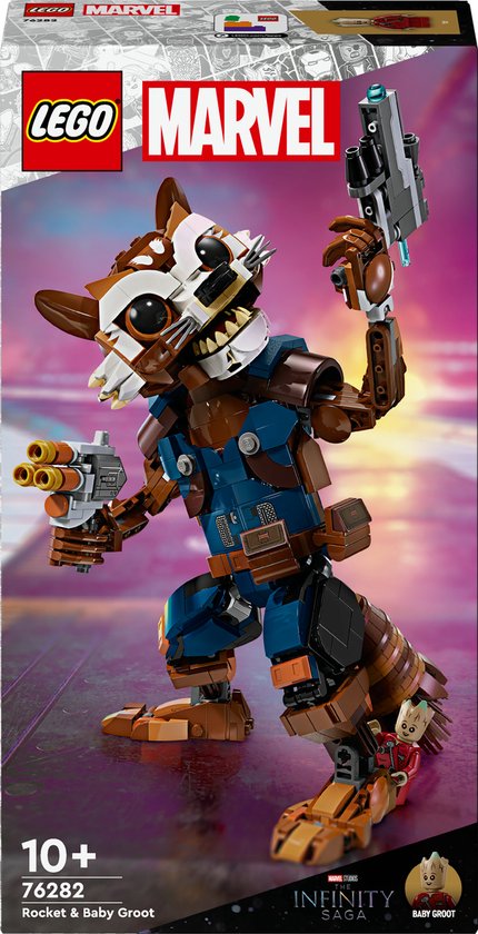 Rocket en Baby Groot