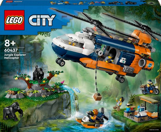 Jungleonderzoekers: helikopter bij de basis