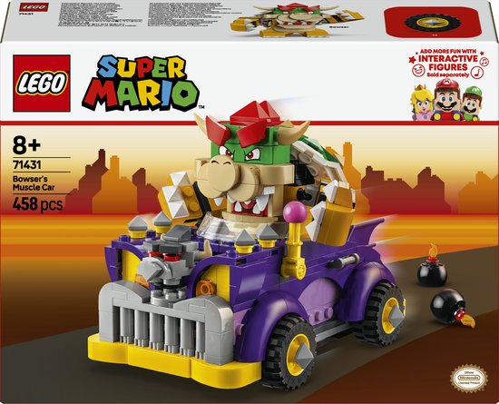 LEGO® Super Mario™ 71431 Uitbreidingsset: Bowsers bolide