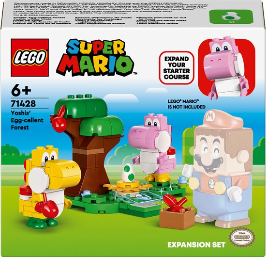 LEGO® Super Mario™ 71428 Uitbreidingsset: Yoshi's eigenaardige woud