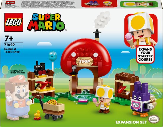 LEGO Super Mario 71429 Uitbreidingsset: Nabbit bij Toads winkeltje