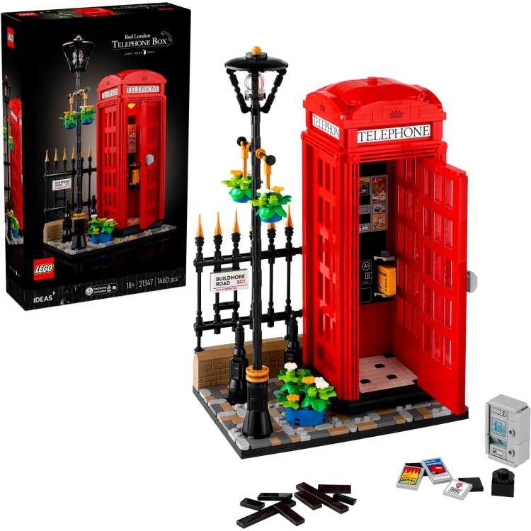 Rode Londense telefooncel