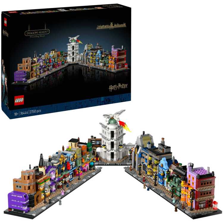 LEGO Harry Potter™ De Wegisweg™ tovenaarswinkels tovenaarsset - 76444