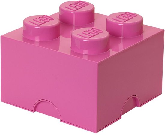 Room Copenhagen LEGO Storage Brick 4 Roze opbergdoos