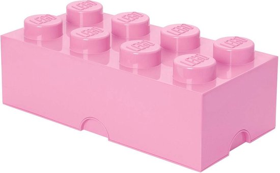 LEGO Opbergbox Brick 8 Roze 50x25x18 cm
