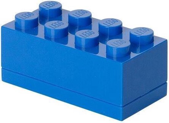 Room Copenhagen LEGO Mini Box Lunchbox 8 Blauw lunchbox