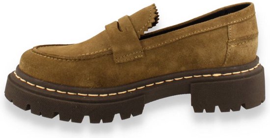 Copenhagen Shoebizz Shoe Biz Copenhagen dames Violet Suede kaki KAKI 36