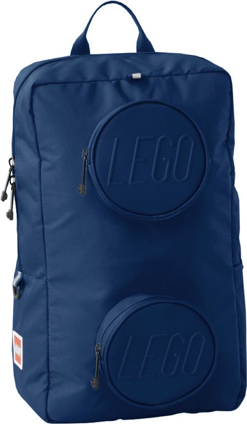 Lego Rugzak - Brick 1x2 - Blauw - Schooltas