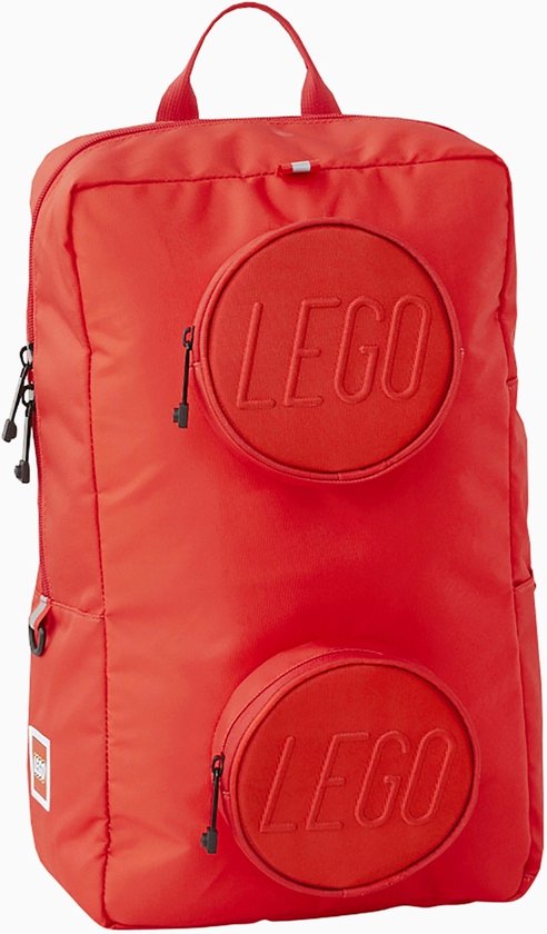 LEGO Schoolrugzak 18L 1x2 Brick - Rood