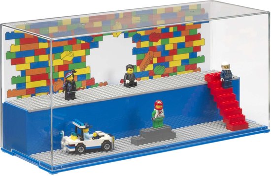 Speel- en displaydoos - blauw