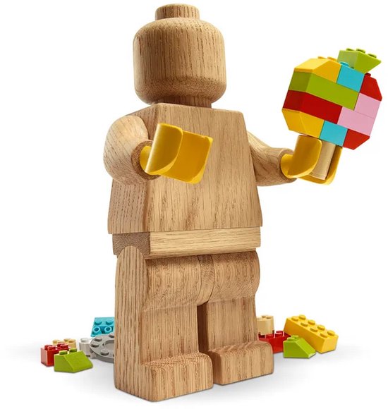 Houten minifiguur