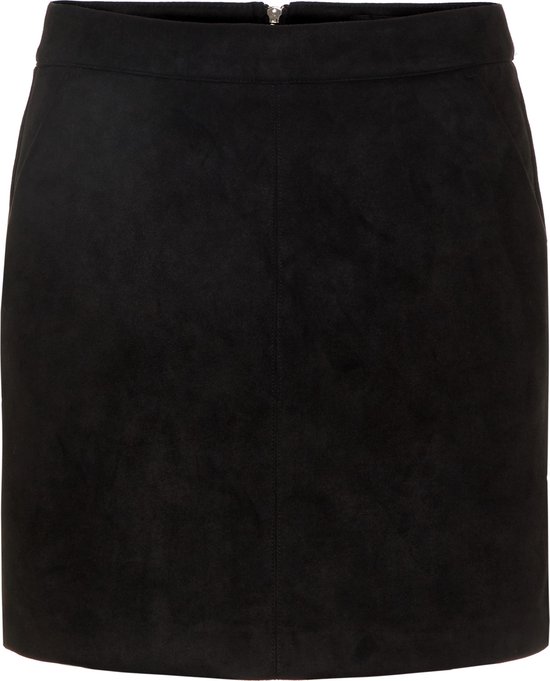 Vero Moda Vmdonnadina Fauxsuede Short Skirt Black ZWART XS