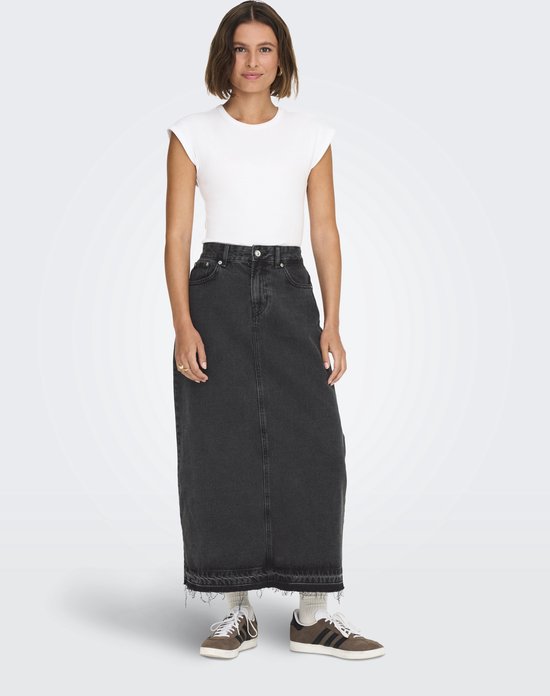 Only Onlnelia Mw Maxi Kirt Wahed Black | Zwart | Maat: S