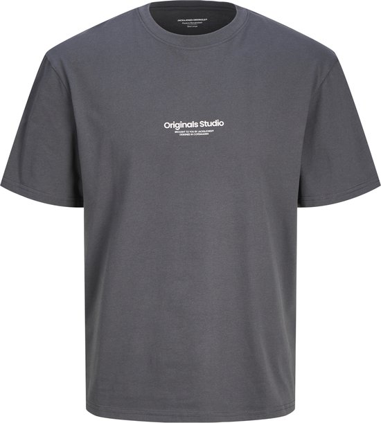 Jack & Jones JORVESTERBRO T-SHIRT SS CREW NECK NOOS T-shirt grijs L Katoen Heren - Street wear