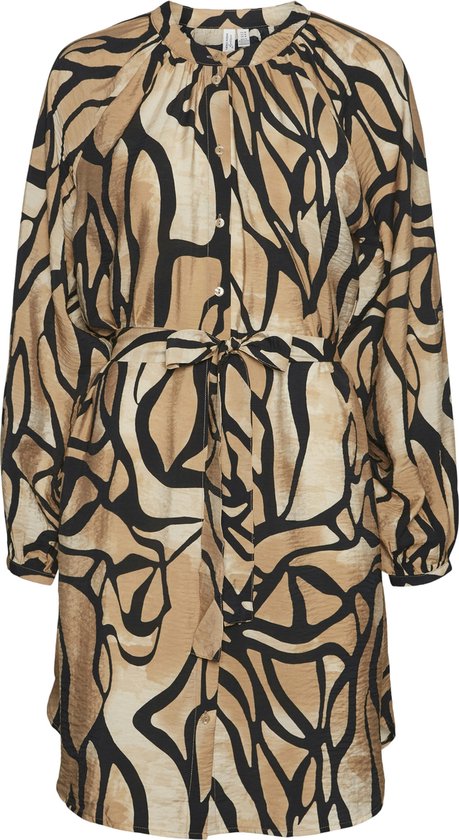 Vero Moda Jurk Vmmartha L/s Abk Dress Wvn Btq Ga 10312559 Black/martha Dames Maat - S