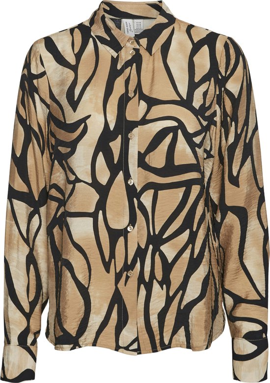 VERO MODA - VMMARTHA L/S SHIRT WVN BTQ GA - Dames - Blouses