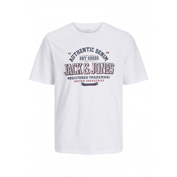 Jack & Jones Jack&Jones Jjelogo Tee Ss O-Neck 2 White WIT S