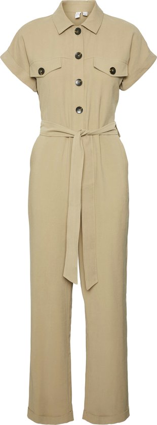 Vero Moda Vmmaggi Cap Sleeve Jumpsuit Tigers Eye BEIGE XS