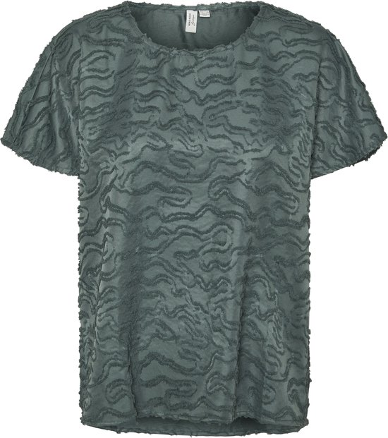 Vero Moda T-shirt Vmorose C/s O-neck Top Wvn Btq 10317601 Balsam Green Dames Maat - M