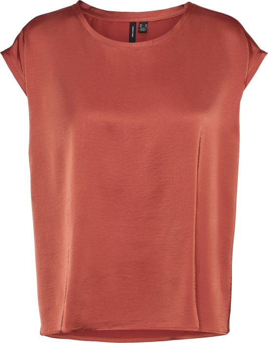 Vero Moda Vmreba Wide Top Burnt Sienna | Rood | Maat: XS