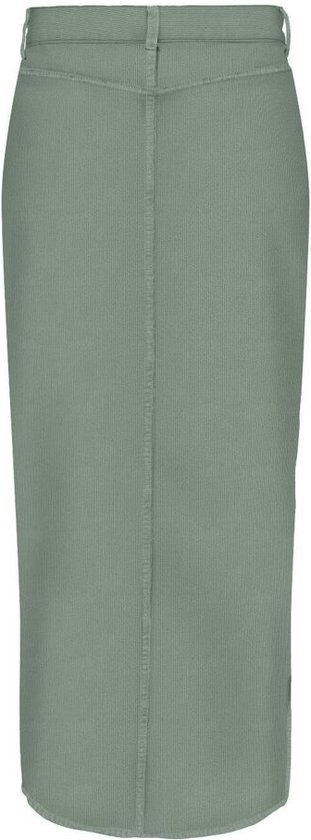 Only Onlcilla-Moxie Long Slit Cord Skirt Lily Pad GROEN XS