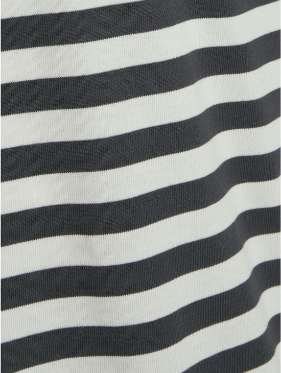 Jack&jone Jorbrooklyn Heavy Tripe Tee Iron Gate | Grau | Maat: S