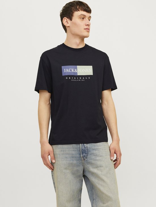 Jack & Jones Jack&Jones Jorfrederiksberg Tee Black ZWART M