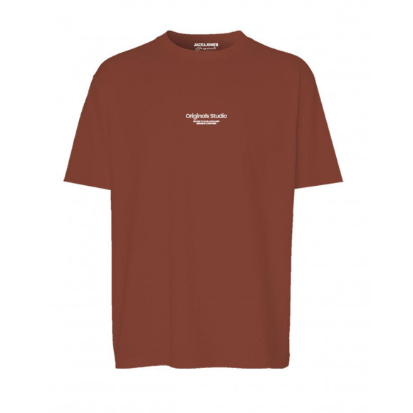 Jack & Jones Jack&Jones Jorvestbro Tee Ss Crew Neck Brandy Brown BRUIN S