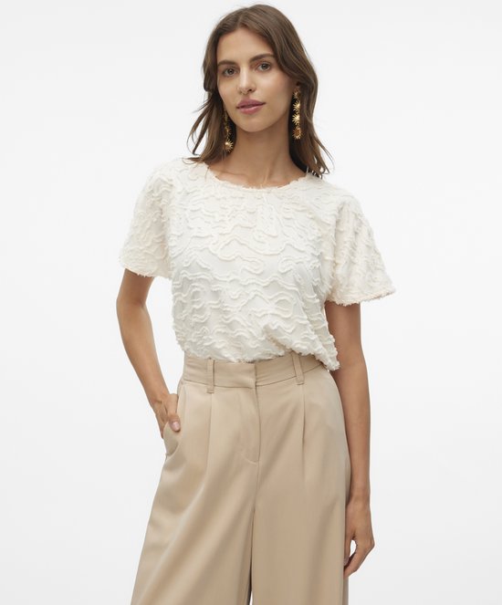 Vero Moda Vmorose O-Neck Top Birch BEIGE XS