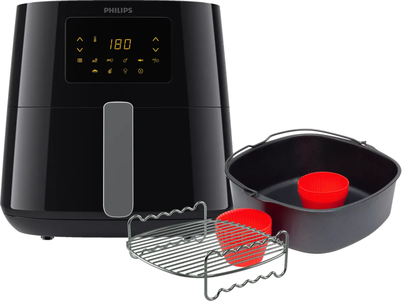 Philips Airfryer XL HD9270/96 + Kookrek + Bakvorm