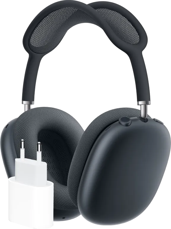 Apple AirPods Max Zwart + Apple Usb C Oplader 20W