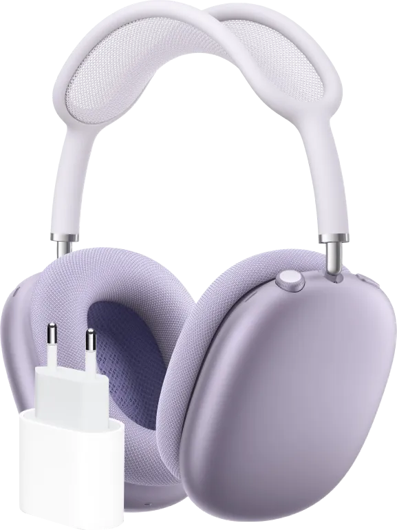 Apple AirPods Max Lila + Apple Usb C Oplader 20W