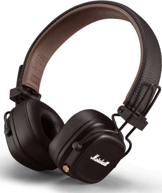 Marshall Draadloze Bluetooth Headset Major IV Bruin Exclusief