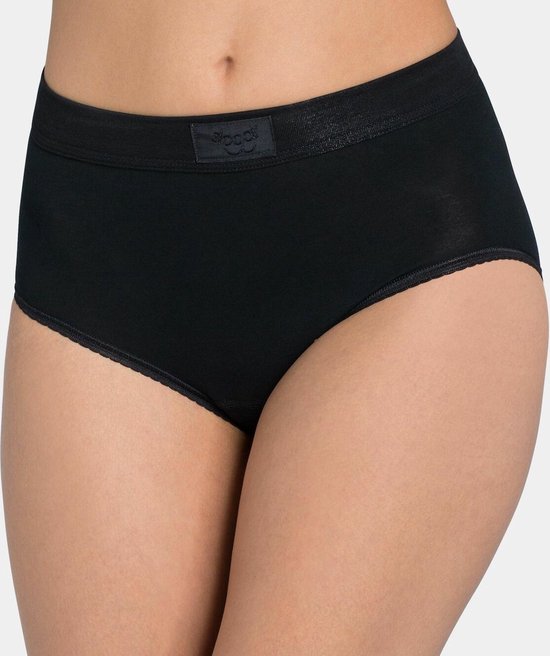 Soggi Dames Double Comfort Maxi Black | Zwart | Maat: 42