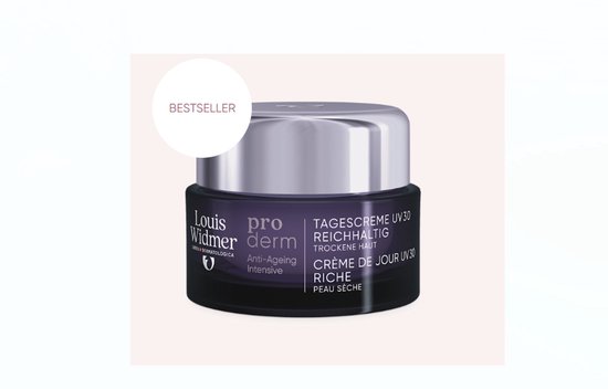 Louis Widmer Proderm Dagcrème Uv 30 Rijke Textuur Zonder Parfum - 50ml