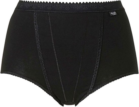 Sloggi Dames Control Maxi Black ZWART 48