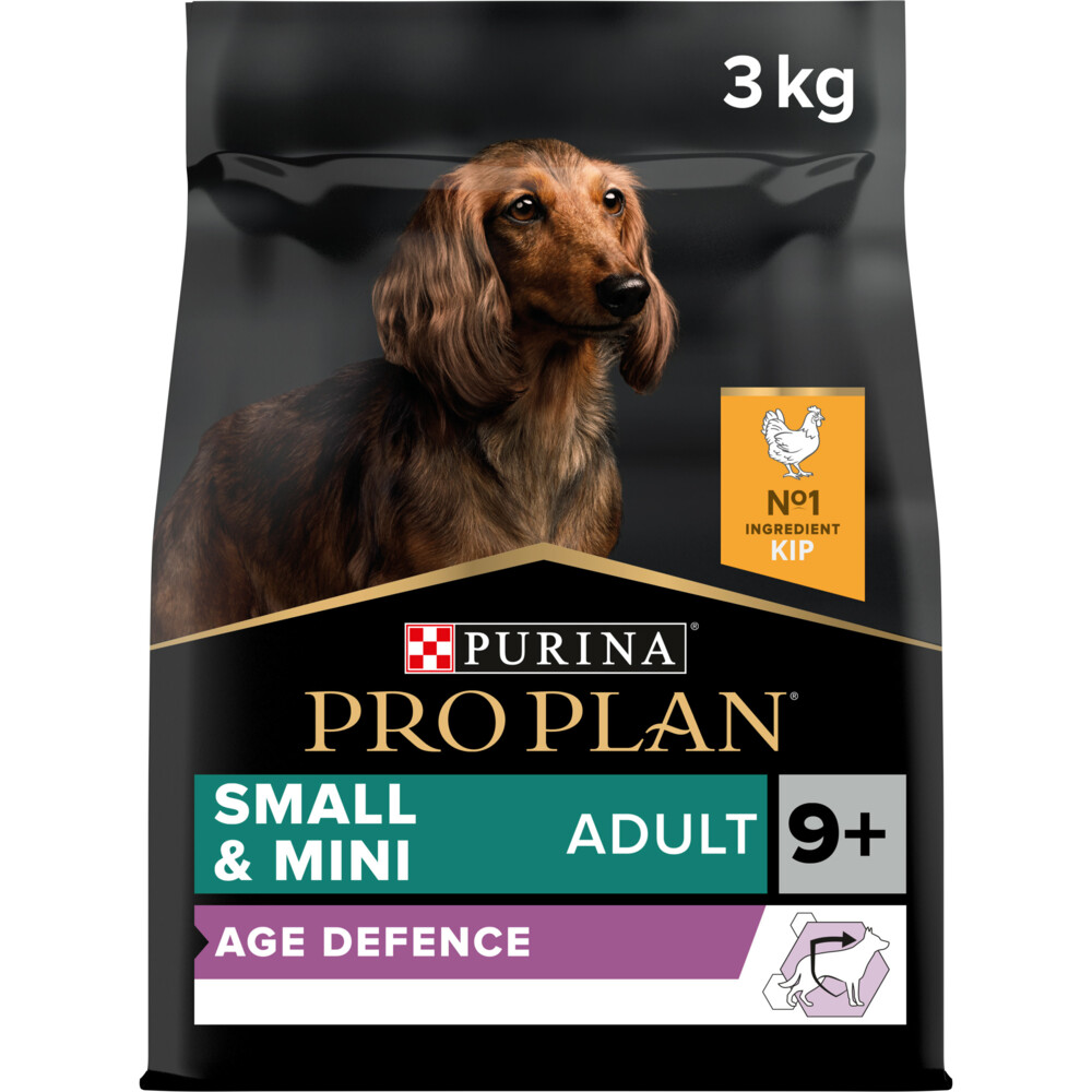 PRO PLAN Adult Small & Mini Leeftijdsverdediging 9+ Kip 3 kg