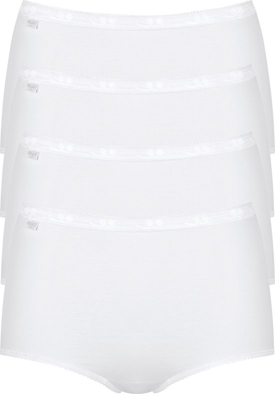 Sloggi Slip Basic Maxi Dames 3+1 gratis Wit maat 48